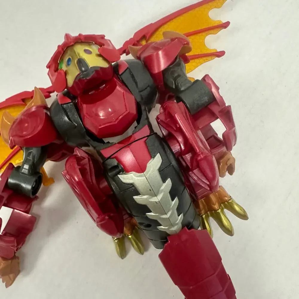 Spinmaster BAKUGAN DRAGONOID Infinity Transforming Figure Large Red Dragon Wings